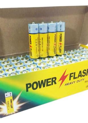 Батарейки r06 aa "power flash" 60 шт. 92386