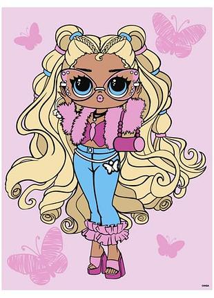 Набор для росписи по номерам 30x40 см kho6286 "l.o.l. tweens olivia flutter" ideyka