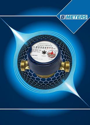 Одноструйный сухоходный счетчик холодной воды 110мм b meters gsd8-i r100 1/2" крыльчатый с короткой базой