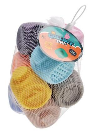 Набор текстурных игрушек cy006 6 шт в сетке р.16x12x12 см yg toys