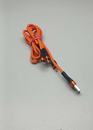 Кабель разъем б/у кабель usb 3в1 3