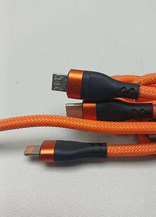 Кабель разъем б/у кабель usb 3в1 7