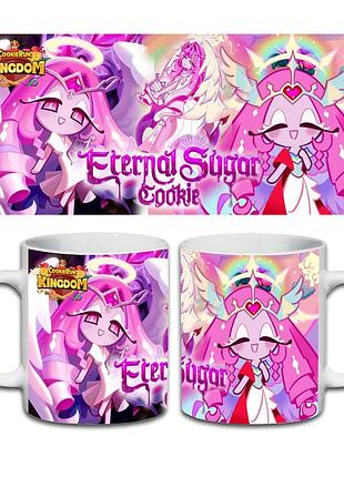 Кружка сookie run kingdom, кружка eternal sugar cookie с принтом, чашка на подарок, печать на чашках 330 мл