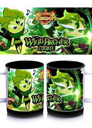 Кружка cookie run kingdom, кружка с принтом wind archer cookie, чашка на подарок, печать на чашках 330 мл