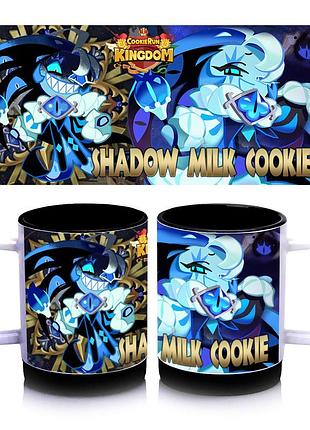Кружка сookie run kingdom, кружка з принтом shadow milk, чашка на подарунок, друк на чашках 330 мл