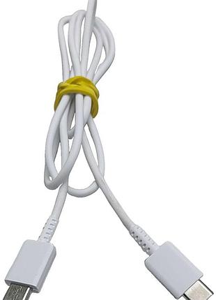 Заряднее устройство адаптер для мобильного телефона б/у кабель usb-c to usb-c 1m white