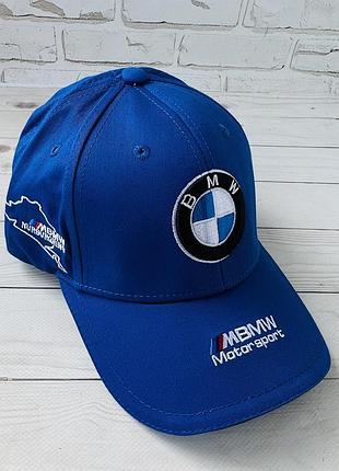 Синя бавовняна бейсболка bmw (люкс)