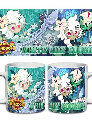 Кружка сookie run kingdom, кружка white lily с принтом, чашка на подарок, печать на чашках 330 мл