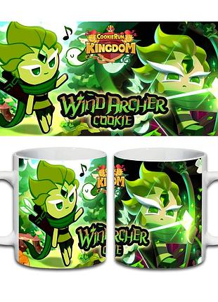 Кружка сookie run kingdom, кружка wind archer cookie с принтом, чашка на подарок, печать на чашках 330 мл