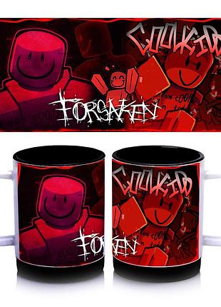 Кружка forsaken, кружка з принтом форсакен, кружка кулкід, чашка coolkidd, чашка на подарунок, друк на чашках 330 мл