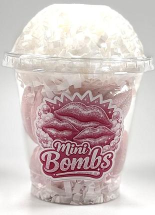 Набір міні бомбочок для ванни “mini bombs lips” 160 г