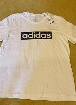 Чоловіча футболка adidas біла розмір l нова з біркою