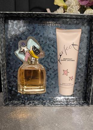 Perfect marc jacobs для женщин 50ml + крем 75 ml набор