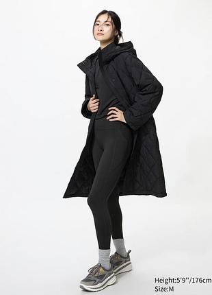 Пальто uniqlo puffertech long coat (relaxed)