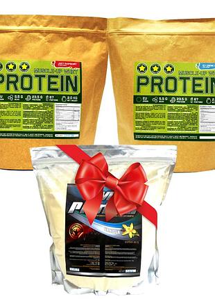 5 кг протеина по цене 4-х. венгрия, whey wpc+wph 78%
