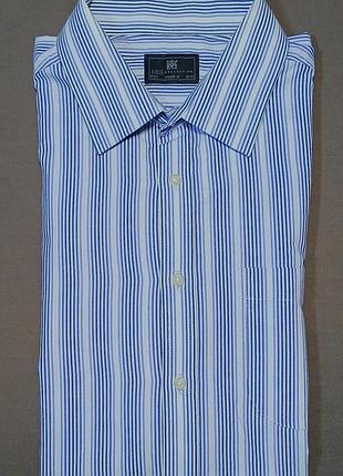 Комір 45 см  m&amp;s collection 190/122a  size   17 1/2  / 44-45  regular fit   35% cotton 65% polyester 
 сорочка  в смужку
