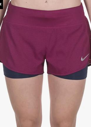 Шорти 2в1 від nike dri-fit жіночі