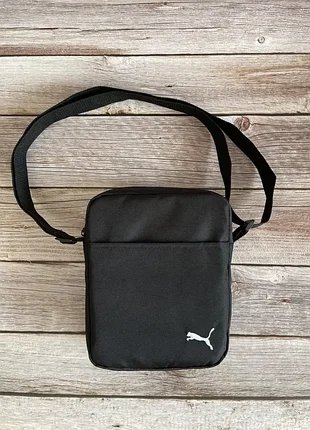 Сумка черная puma борсетка мужская пума сумка через плечо сумка спорт 5