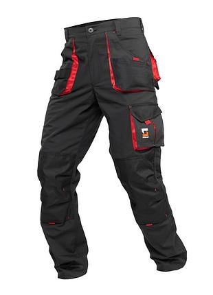 Штани рабочие защитные steeluz red 23 (рост 182) спецодежда 2xl