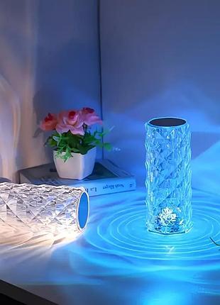 Настольная led лампа “crystal/diamond”