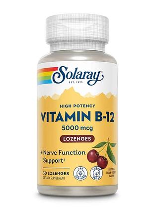 Vitamin b-12 5000mcg - 30 lozenges natural cherry