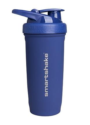 Шейкер із неіржавкої сталі smart shake reforce stainless steel 900 мл, navy blue (синій) (67770908)