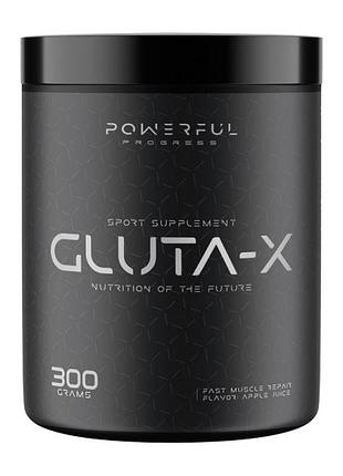 Глутамин powerful progress gluta-x, 300 г - апельсин (8886598)