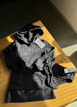 Сукня на флісі для дівчаток calvin klein jeans