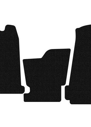 Резиновые коврики carsuit (2000-2006, автомат, черные) для ford transit