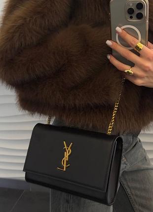 Сумка женская премиум# small black/gold