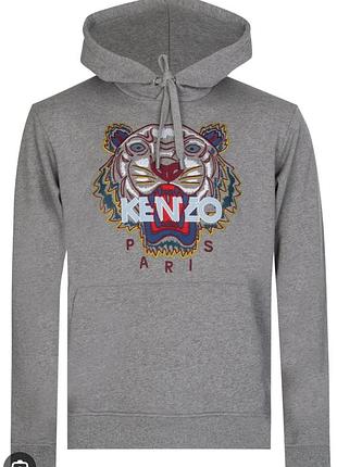 Худи хлопковый унисекс с вышивкой kenzo