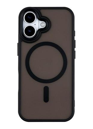 Чохол tpu pc матове покриття shadowmat magsafe для apple iphone17 black