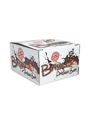 Блок батончиків power pro 25% brisee protein bar sugar free (без сахара) — чорниця 20 шт. по 55 грамів (666599880)