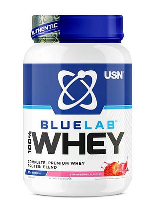 Сироватковий протеїн usn blue lab 100% whey premium protein 908 грамів полуниця (43773661)