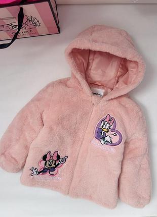 Рожева дитяча куртка з персонажами disney minnie mouse