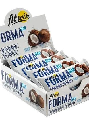 Блок протеиновыx батончиков forma, 12 шт по 60 гр кокос (без сахара) (53331903)