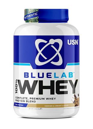 Сироватковий протеїн usn blue lab 100% whey premium protein 2 кг печиво-крем (4377044)