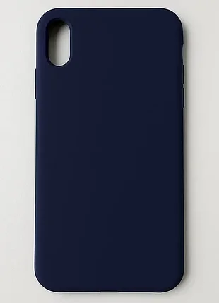 Чохол wave full silicone cover iphone xs max (dark blue) м00290