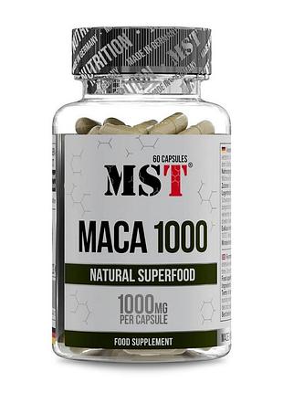 Натуральные добавки и экстракты mst maca 1000 60 капсул(64670033)