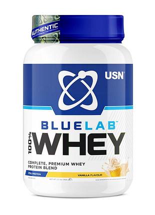 Сироватковий протеїн usn blue lab 100% whey premium protein 908 грамів ваніль (43773661)