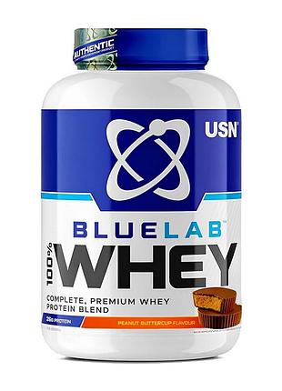 Сироватковий протеїн usn blue lab 100% whey premium protein 908 грамів арахісова олія (43773661)