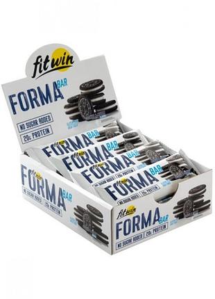 Блок протеиновыx батончиков forma, 12 шт по 60 гр печенье и крем (без сахара) (53331845)