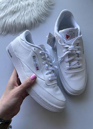 Шкіряні чоловічі кеди reebok  буз устілок