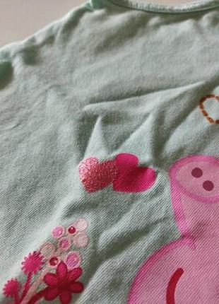 Майка для девочки pepa pig 128р. 4