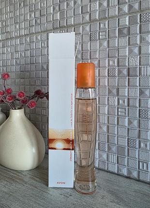 Нова туалетна вода summer white sunset avon помаранчева