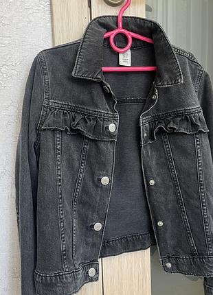 Джинсова курточка h&m 8