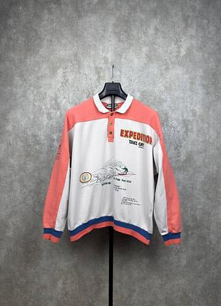 Вінтажний світшот adidas 80s take off expedition west germany m