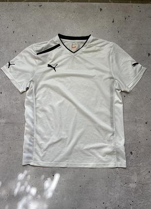 Біла спортивна футболка чоловіча  puma