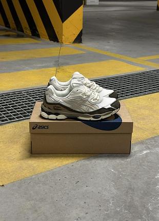 Asics gel-nyc cream brown | бежево-коричневые кроссовки | тренд y2k 🔥