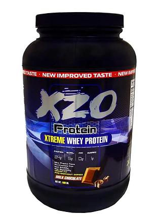Протеїн tm xzo 80% білка + 16% bcaa (1 кг/банка) набір сухої м'язової маси + посилення рельєфу м'язів